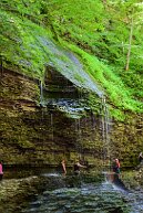 watkinsglenfalls One of the many Waterfalls at Watkins Glen State Park, NY