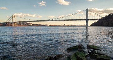 g.w George Washington Bridge, a view from Fort Lee Historic Park, NJ